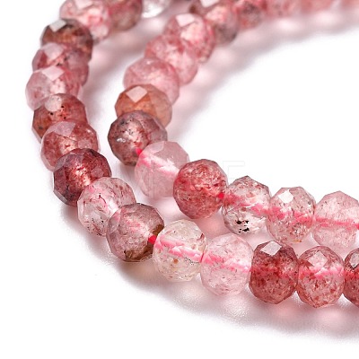 Natural Strawberry Quartz Beads Strands G-K312-12B-1