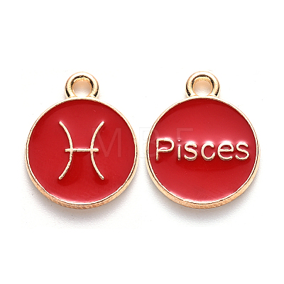 Alloy Enamel Pendants LS-ENAM-S124-01A-07H-1