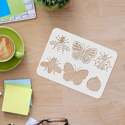 Large Plastic Reusable Drawing Painting Stencils Templates DIY-WH0202-195-1