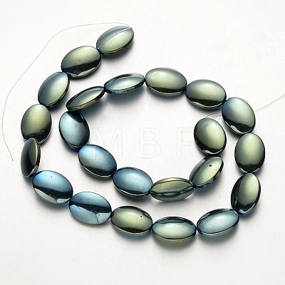 Electroplate Non-magnetic Synthetic Hematite Beads Strands G-F300-09-07-1