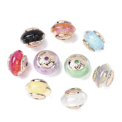 Opaque Luminous Resin & CCB Plastic Beads RESI-G119-14D-1