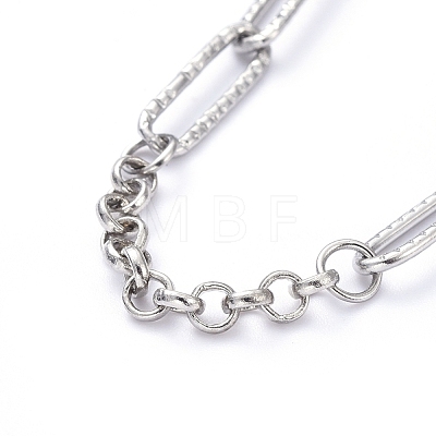 Chain Necklaces NJEW-JN02766-1