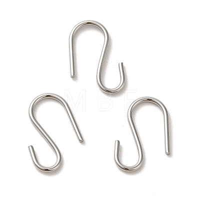 304 Stainless Steel S-Hook Clasp STAS-C085-03B-P-1