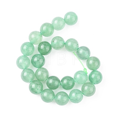 Natural Green Aventurine Beads Strands X-G-G099-8mm-17-1