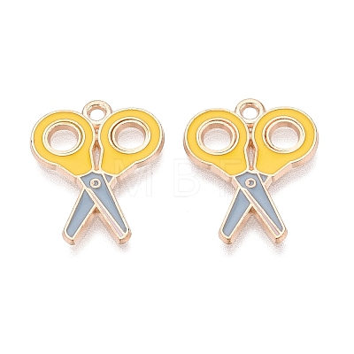 Alloy Enamel Pendants ENAM-Q004-01KCG-07-1