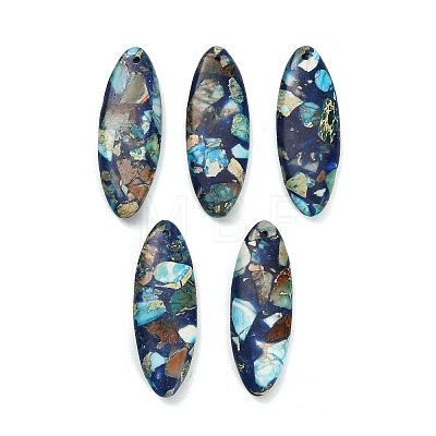Dyed Synthetic Imperial Jasper Pendants GG-CBAA20A-09B-1