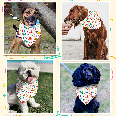 Cotton Dog's Kerchief AJEW-WH0503-030-1