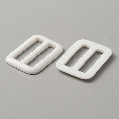 Rectangle Resin Buckle Clasps FIND-WH0129-33C-1