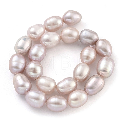 Natural Cultured Freshwater Pearl Beads Strands PEAR-P062-10B-1
