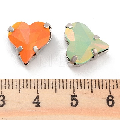 Heart Opal Sew On Rhinestones RGLA-G024-08A-P-1