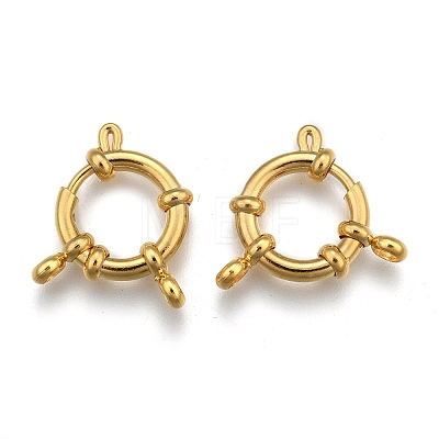 304 Stainless Steel Spring Ring Clasps STAS-H558-29G-1