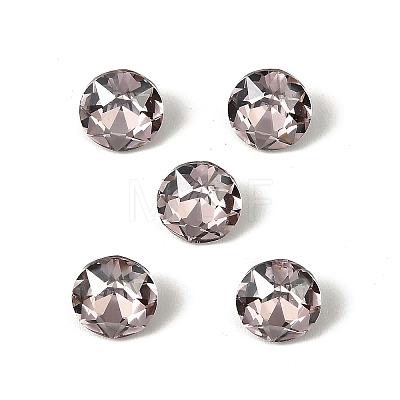 Glass Rhinestone Cabochons GLAA-A018-8mm-001GK-1