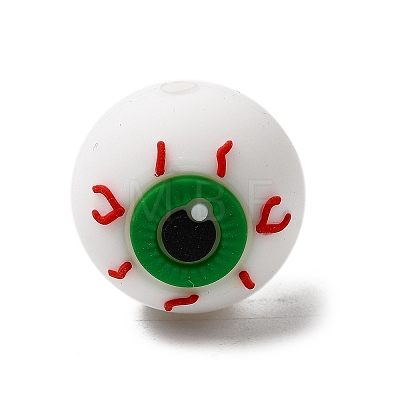 Halloween Silicone Focal Beads SIL-P011-01A-1