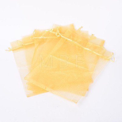 Organza Gift Bags with Drawstring OP-R016-17x23cm-15-1