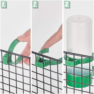 No Drip Small Animal Water Bottle and Plastic Pet Food Scoops AJEW-GA0002-02S-1