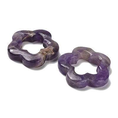 Natural Amethyst Cabochons G-Q190-05D-1