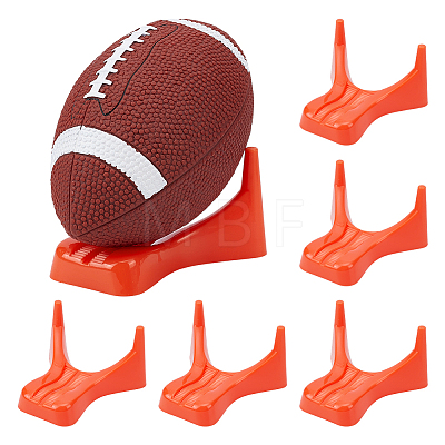 6Pcs PP Plastic Rugby Holders AJEW-WH0752-346-1