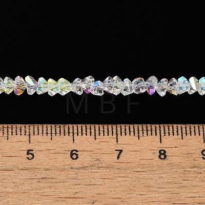 Transparent Glass Beads Strands EGLA-P061-04A-AB04-1