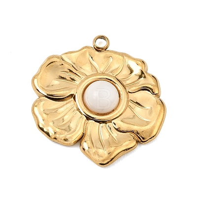 Natural White Agate Pendants SA-CBA0C6A-02A-G-1