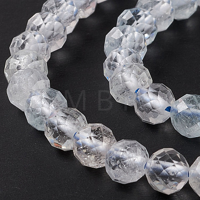 Natural Topaz Crystal Beads Strands G-F717-20-1