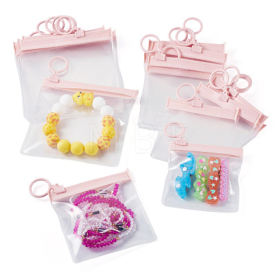 24Pcs 3 Styles Transparent EVA Resealable Bags with Rings ABAG-TA0002-25-1