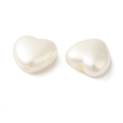 ABS Plastic Imitation Pearl Beads X-OACR-T018-10A-1