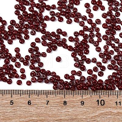 8/0 Baking Paint Glass Seed Beads SEED-M012-02A-44-1