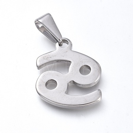 Non-Tarnish 304 Stainless Steel Pendants LS-STAS-L210-06H-P-01-1