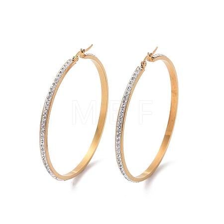 304 Stainless Steel Hoop Earrings EJEW-N0031-11G-01F-1