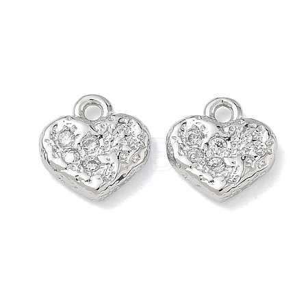 Brass Rhinestone Pendants FIND-H068-01P-1