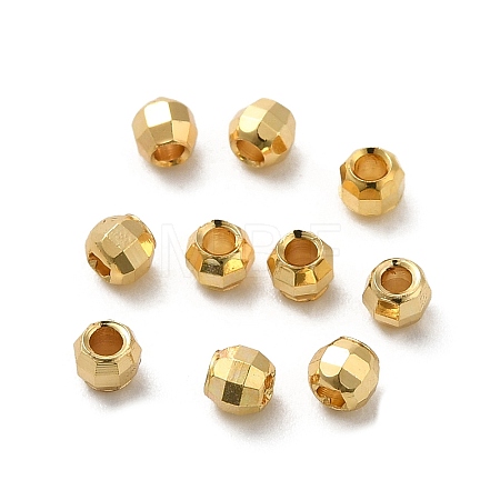 Brass Spacer Beads KK-P249-02B-G-1