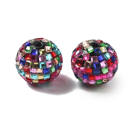 Acrylic Rhinestone Beads OACR-D307-01A-16MM-1