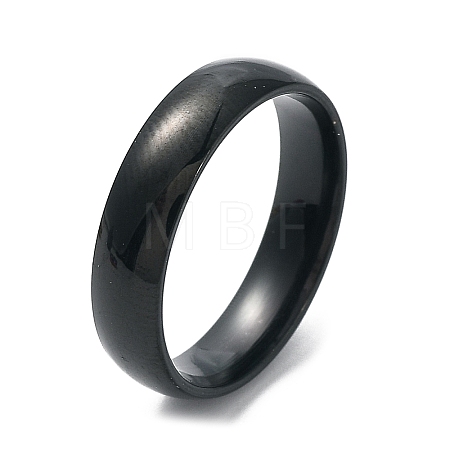 Ion Plating(IP) 304 Stainless Steel Flat Plain Band Rings STAS-I160-B-15mm-B-1