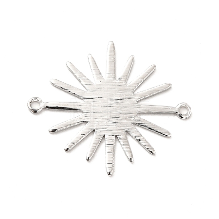 Rack Plating Brass Connector Charms KK-E067-32P-1