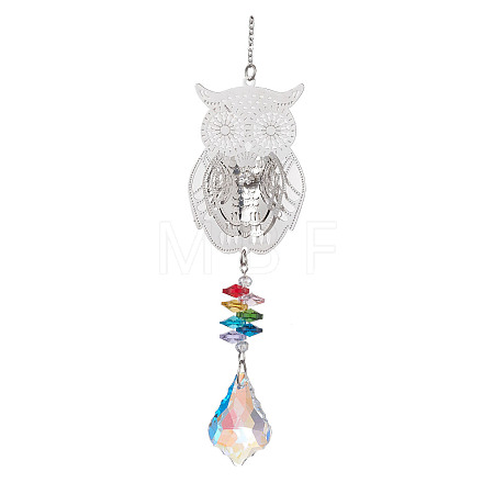 Brass Hollow Hanging Ornaments HJEW-JM01930-01-1