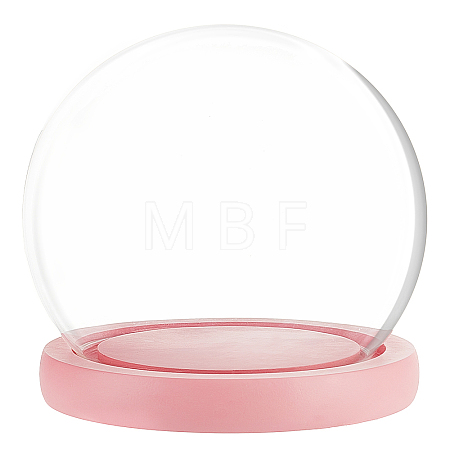 Glass Dome Cover AJEW-WH0401-33-1