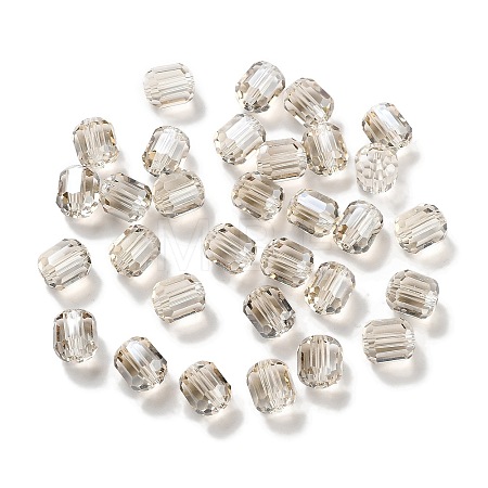 Electroplate Column Glass Beads EGLA-A043-02-PL01-1