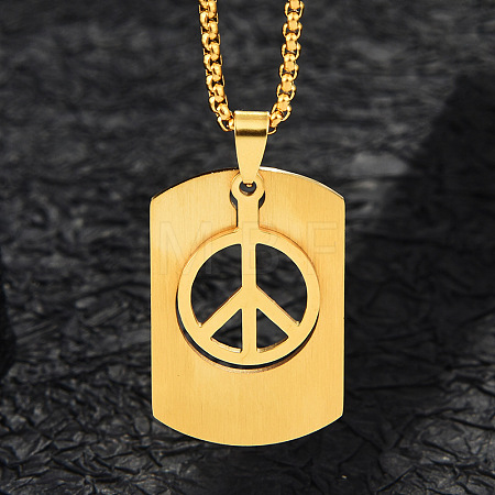 201 Stainless Steel Pendant Necklaces FS-WG18F67-01-1