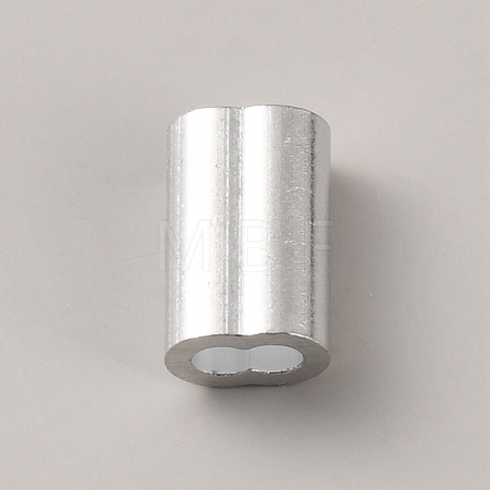 Aluminum Slide Charms ALUM-WH0005-02B-1