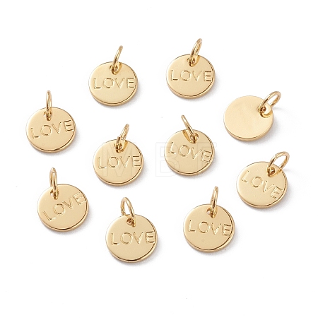 Brass Charms X-KK-A149-01G-1