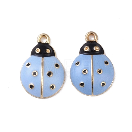 Alloy Enamel Pendants ENAM-R149-14C-G-1