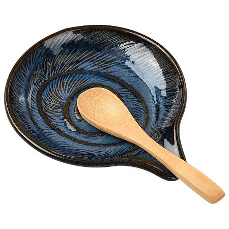Round Ceramic Utensil Rest PR-FZCA307-05-1