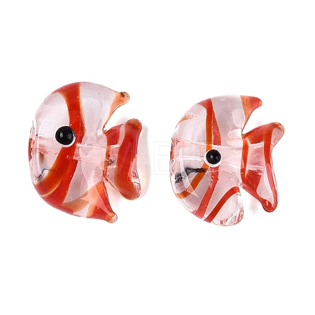 Handmade Transparent Lampwork Beads LAMP-N042-20E-1