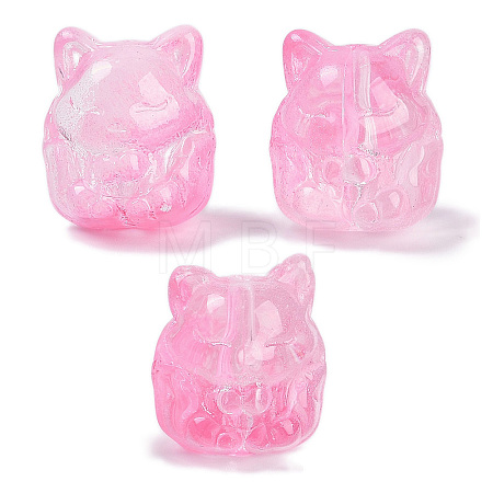 Transparent Spray Paint Glass Beads X1-GLAA-H035-01A-1
