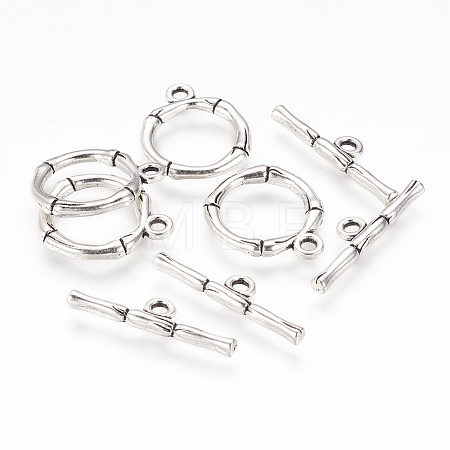 Alloy Toggle Clasps LS-PALLOY-EA9143Y-AS-RS-1