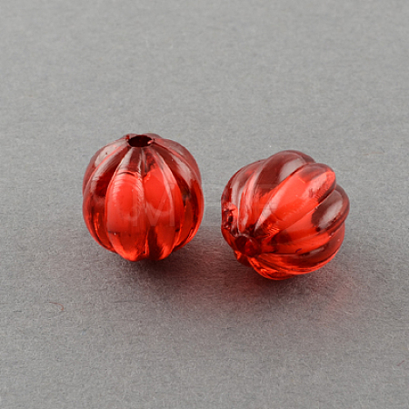 Transparent Acrylic Beads TACR-S089-8mm-15-1