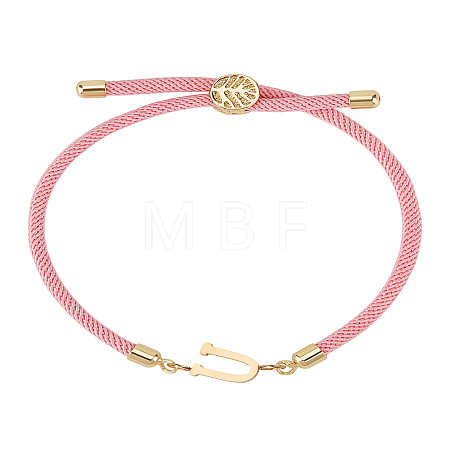 1Pc Adjustable Nylon Cord Slider Bracelets for Women BJEW-LP0001-32U-03-1