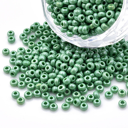 8/0 Czech Opaque Glass Seed Beads SEED-N004-003A-02-1