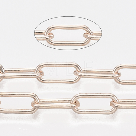 Unwelded Iron Paperclip Chains CH-S125-09B-RG-1