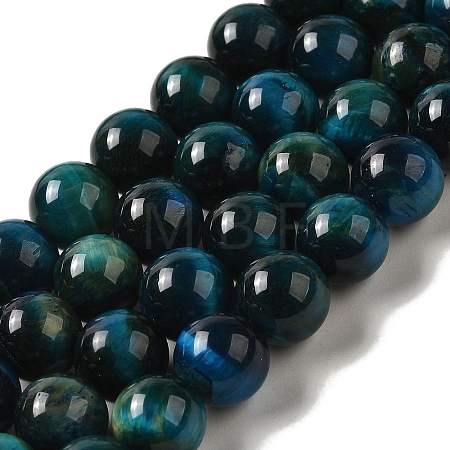 Dyed Natural Tiger Eye Beads Strands G-G102-A02-04-1